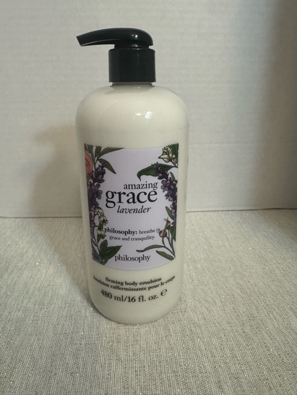Philosophy Amazing Grace Lavender Firming Body Emulsion - White and Black Pump